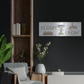 'Blooming Garden V3' by Laura Marshall – Metal Wall Art, 36x12 room view