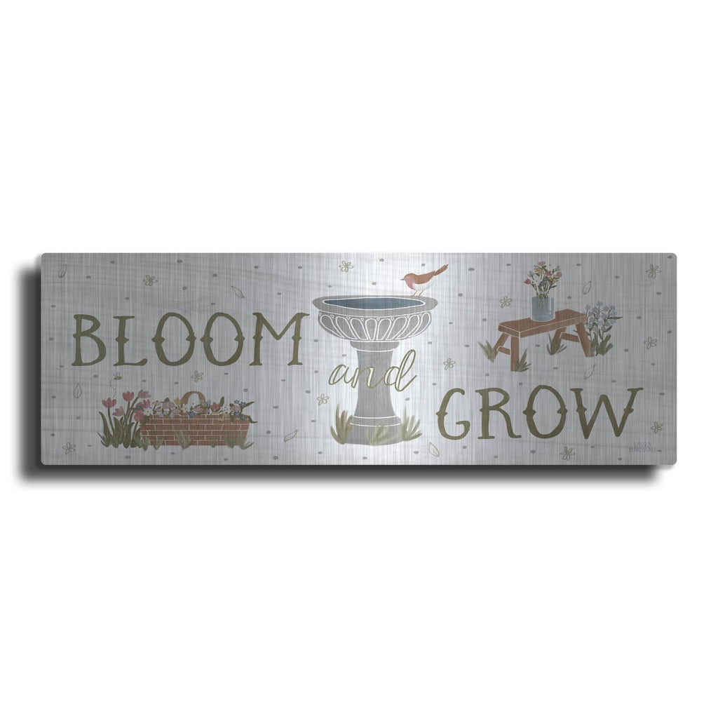 'Blooming Garden V3' by Laura Marshall – Metal Wall Art