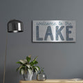 'Lakeside Days Ix' by Laura Marshall – Metal Wall Art, 24x12 room view