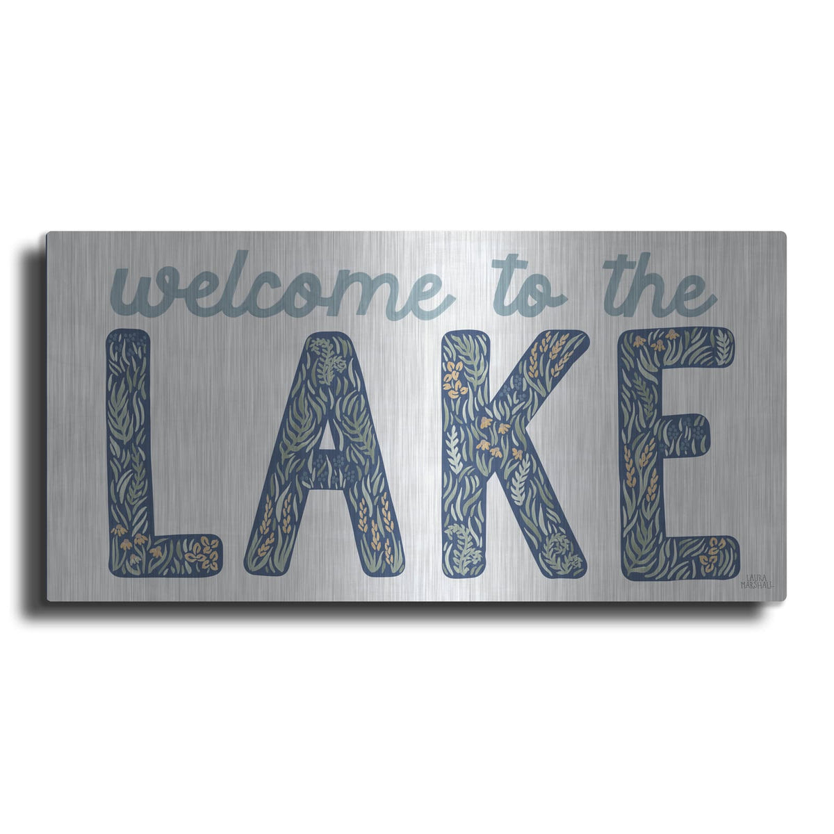 'Lakeside Days Ix' by Laura Marshall – Metal Wall Art