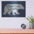 'Lakeside Days Xi Blue' by Laura Marshall – Metal Wall Art, 16x12 room view