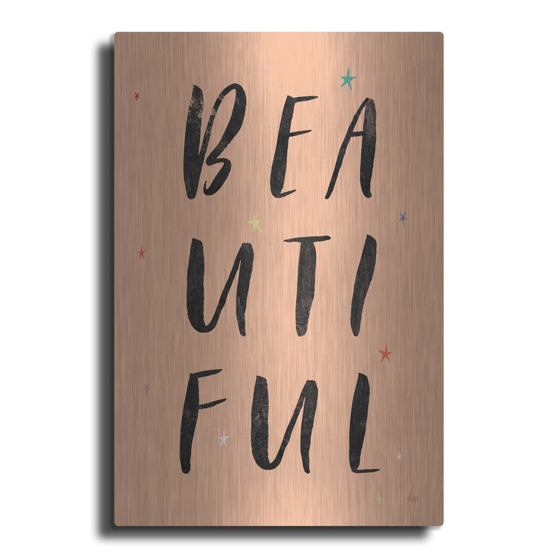 'Colorful Bold Words 2' by Laura Marshall – Metal Wall Art