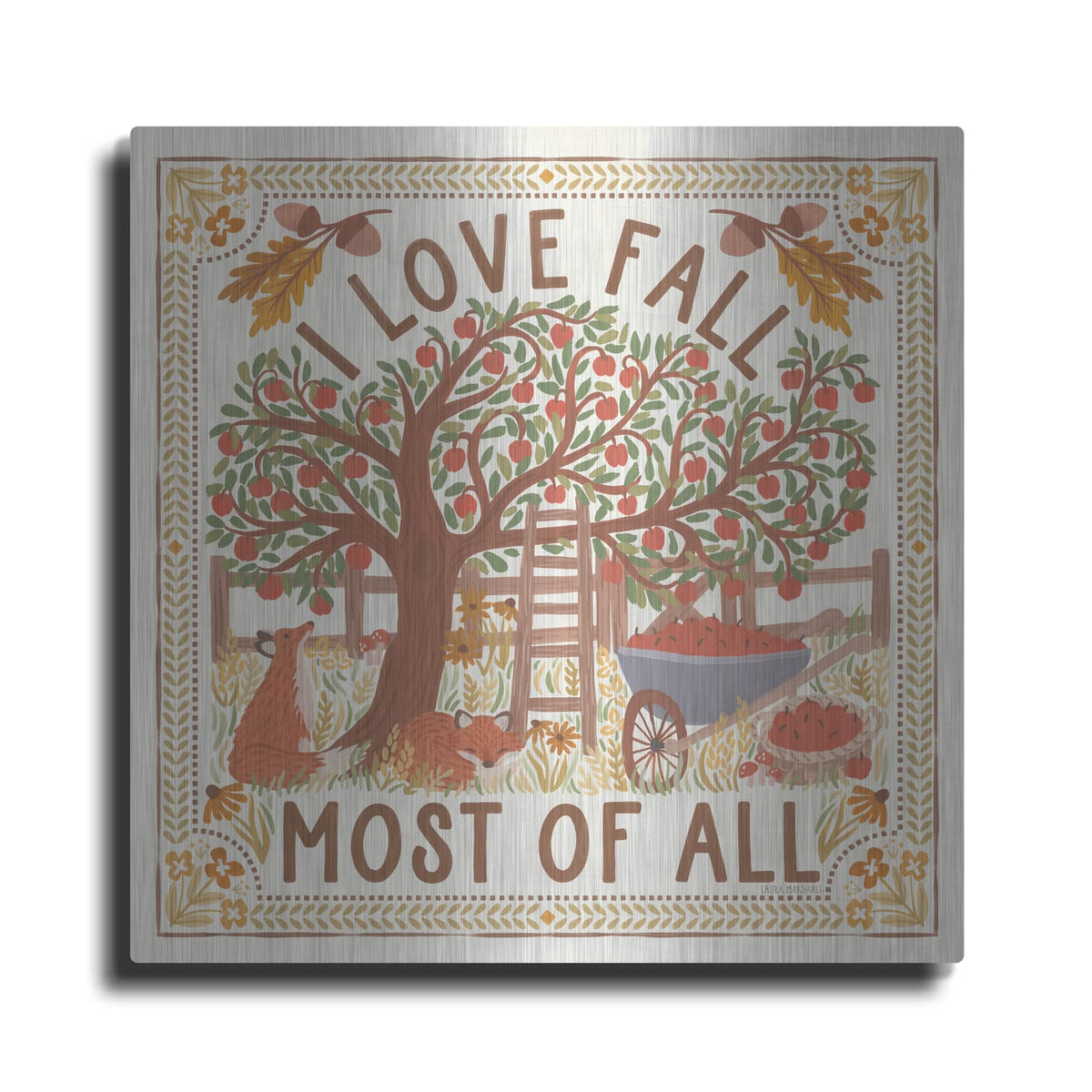 'Autumn Days 2' by Laura Marshall – Metal Wall Art