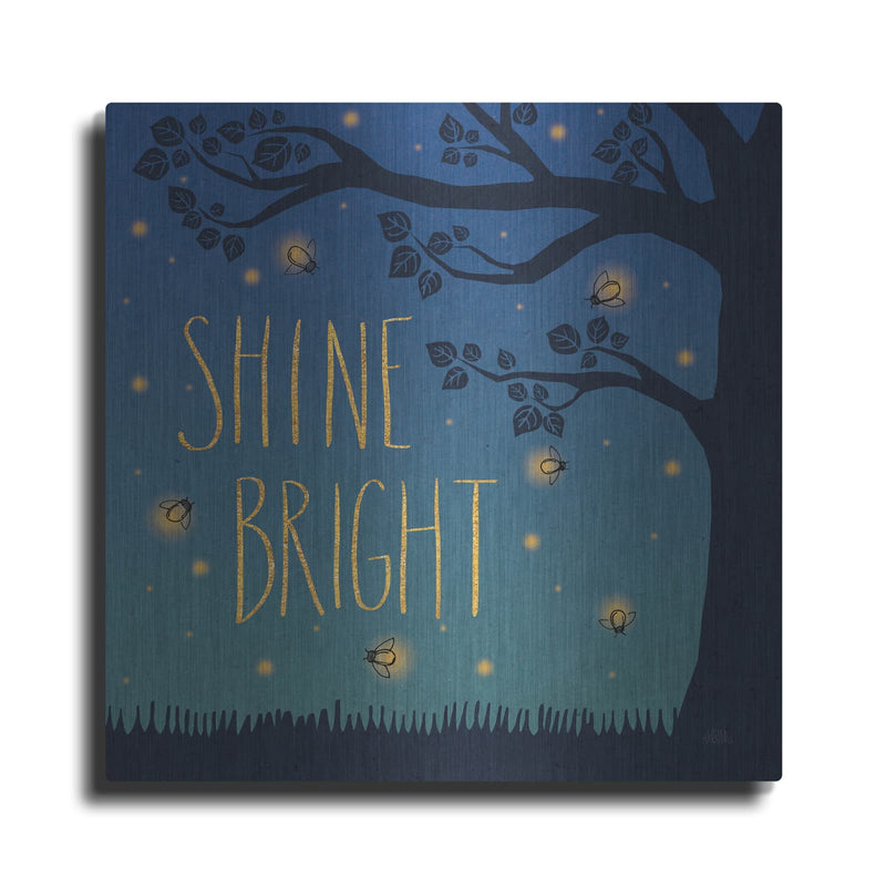 'Twilight Fireflies 2' by Laura Marshall – Metal Wall Art