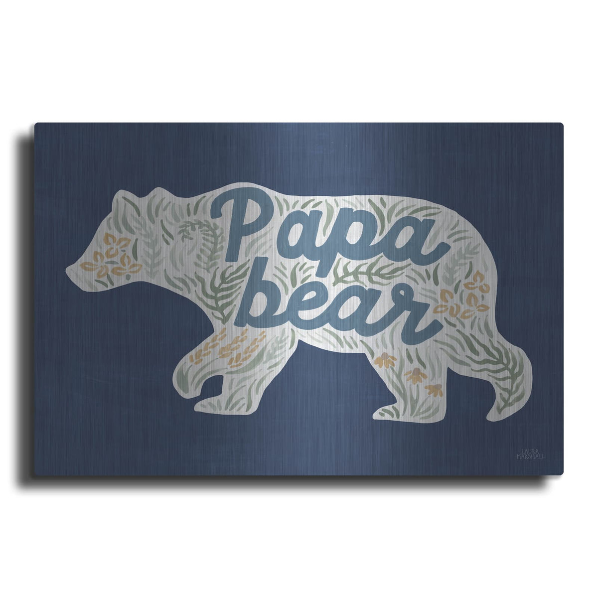 'Lakeside Days Xii Blue' by Laura Marshall – Metal Wall Art