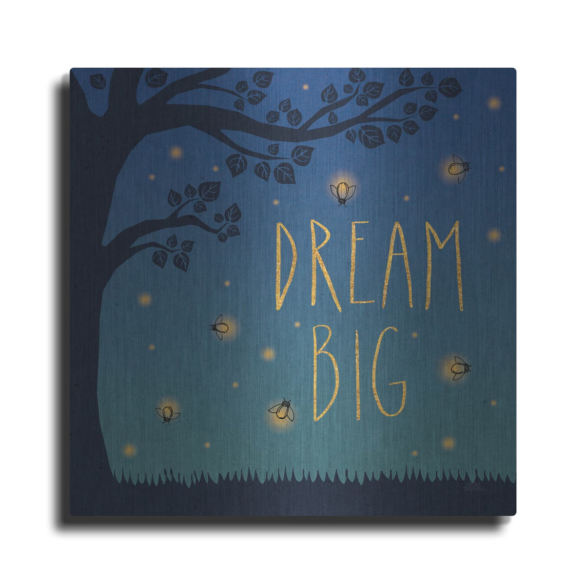 'Twilight Fireflies 1' by Laura Marshall – Metal Wall Art