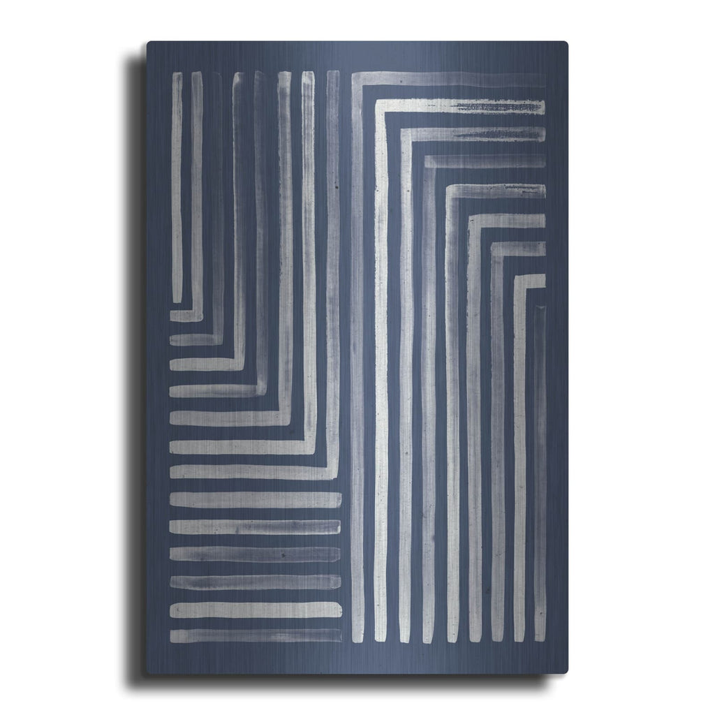 'Blue Sunset 3' by Laura Marshall – Metal Wall Art