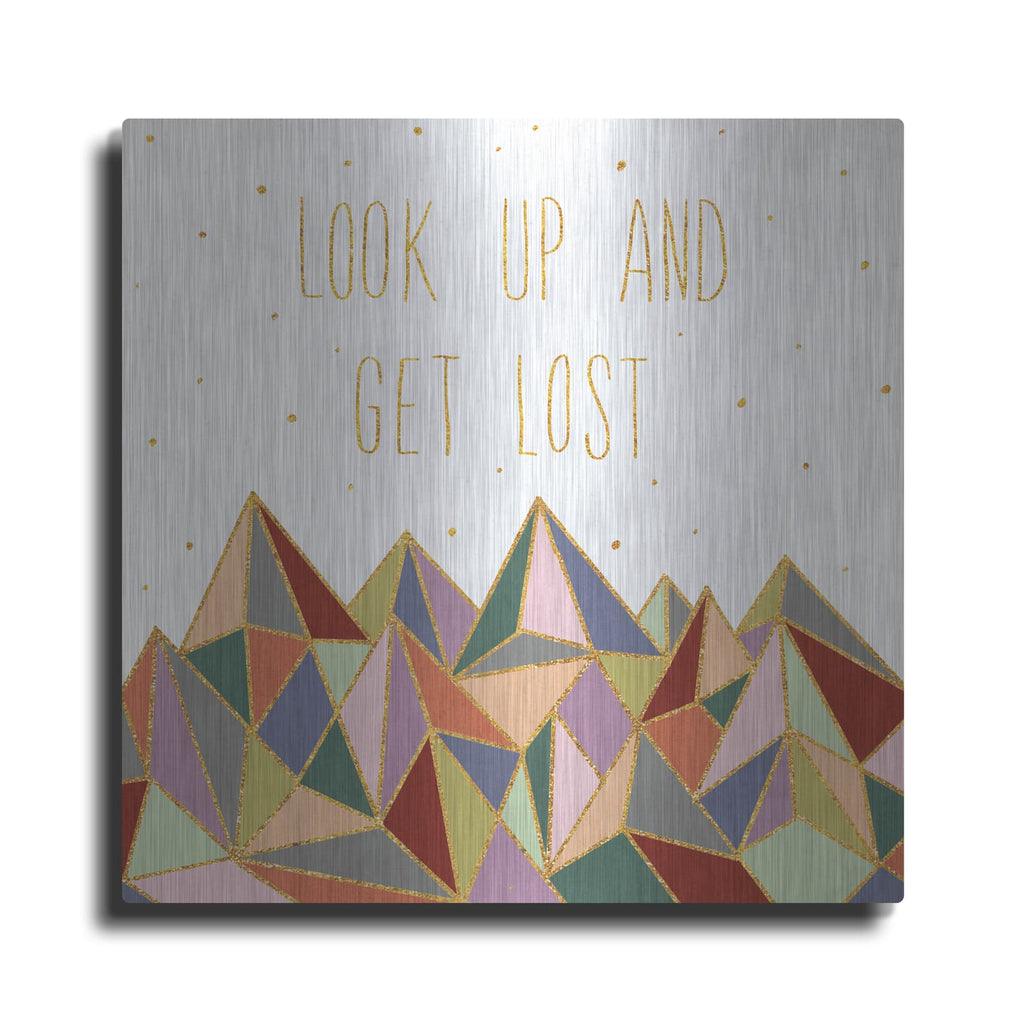 'Written In The Stars 2 On White' by Laura Marshall – Metal Wall Art