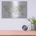 'Around The World 1' by Laura Marshall – Metal Wall Art, 16x12 room view