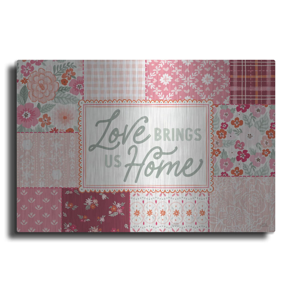 'Blooming Hearts 1' by Laura Marshall – Metal Wall Art