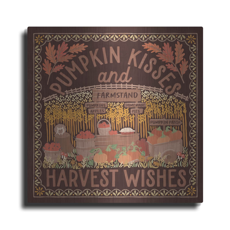 'Autumn Days 5 Dark' by Laura Marshall – Metal Wall Art