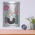 'Flower Market V' by Laura Marshall – Metal Wall Art, 12x16 room view