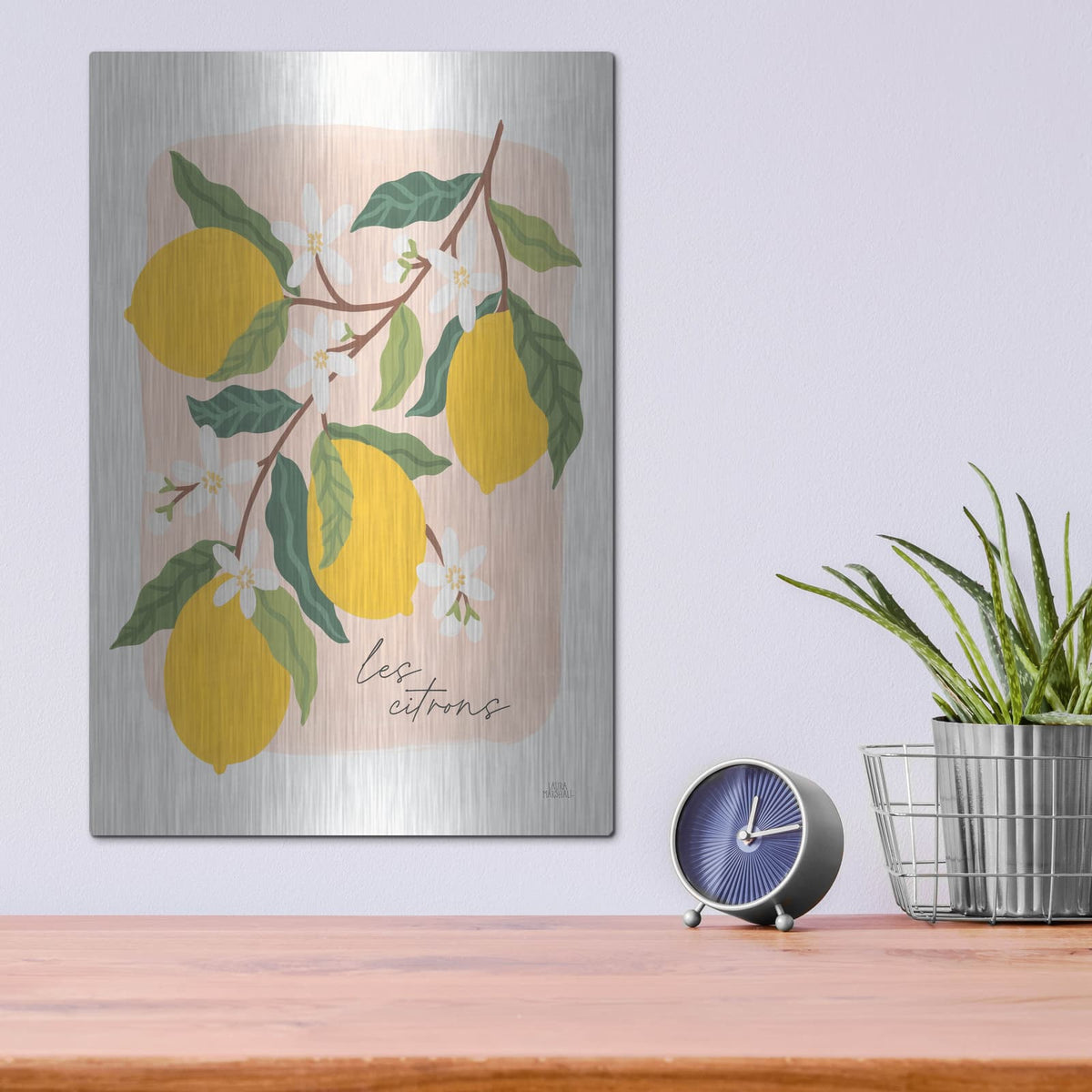 'Marche Aux Fruits 2 V2' by Laura Marshall – Metal Wall Art, 12x16 room view