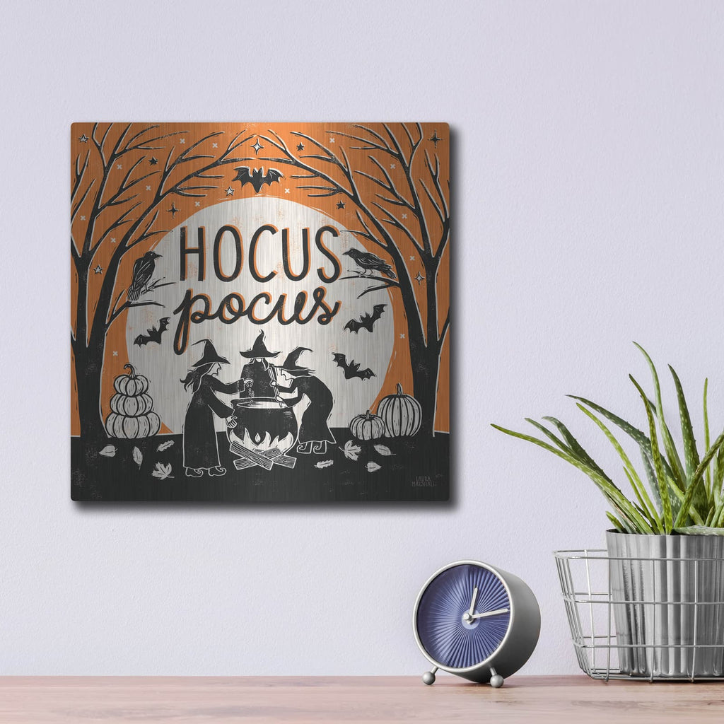 'Hocus Pocus 2' by Laura Marshall – Metal Wall Art, 12x12 room view