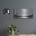 'The City Of Love' by Laura Marshall – Metal Wall Art, 24x12 room view