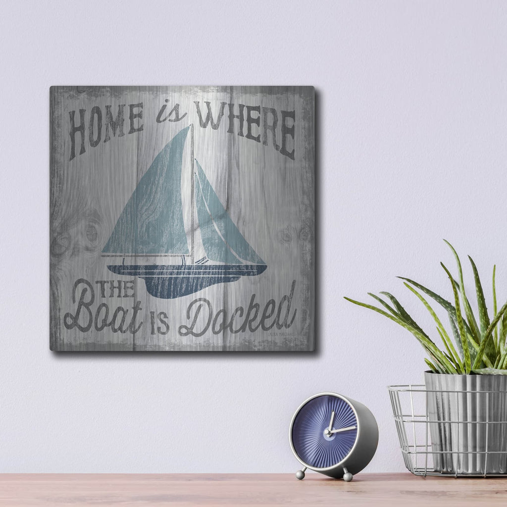 'Up North 4' by Laura Marshall – Metal Wall Art, 12x12 room view