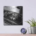'Coffeehouse 1' by Laura Marshall – Metal Wall Art, 12x12 room view