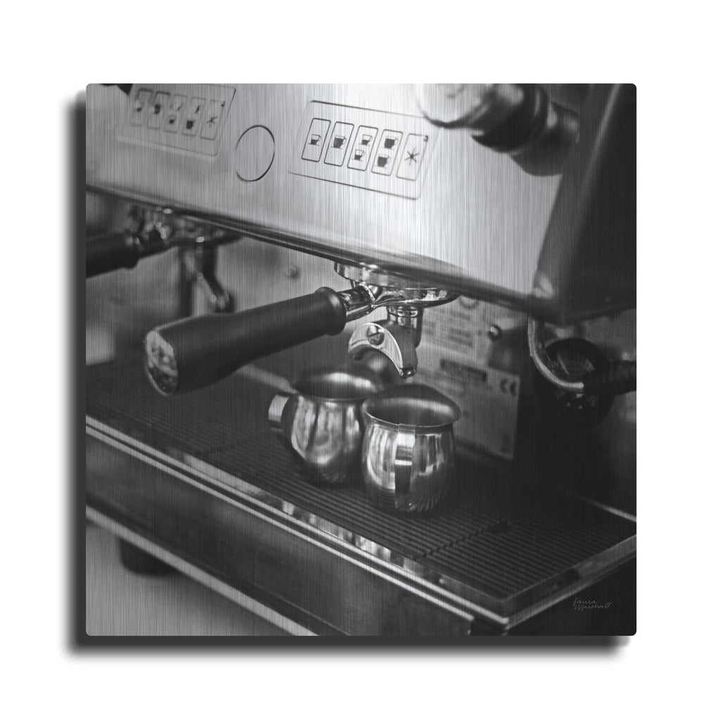 'Coffeehouse 1' by Laura Marshall – Metal Wall Art