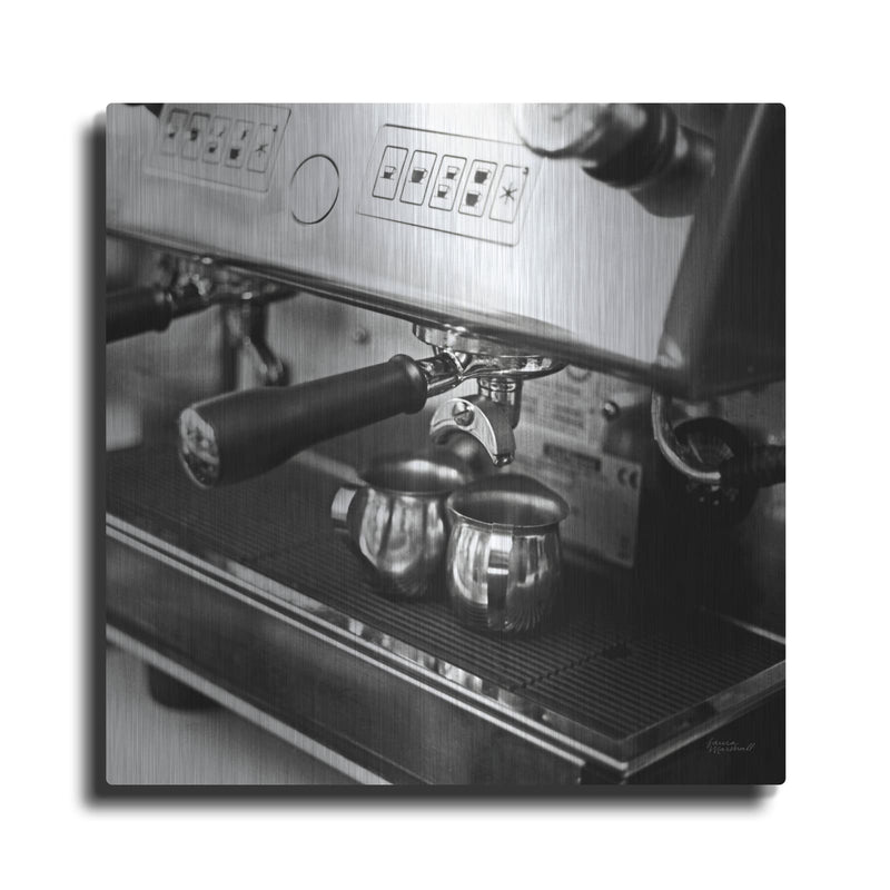'Coffeehouse 1' by Laura Marshall – Metal Wall Art