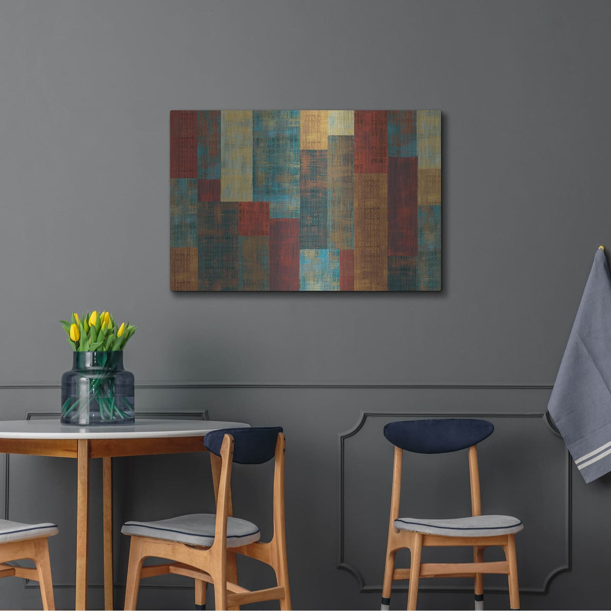 'Majestic City Abstract' by Michael Mullan – Metal Wall Art, 36x24 room view