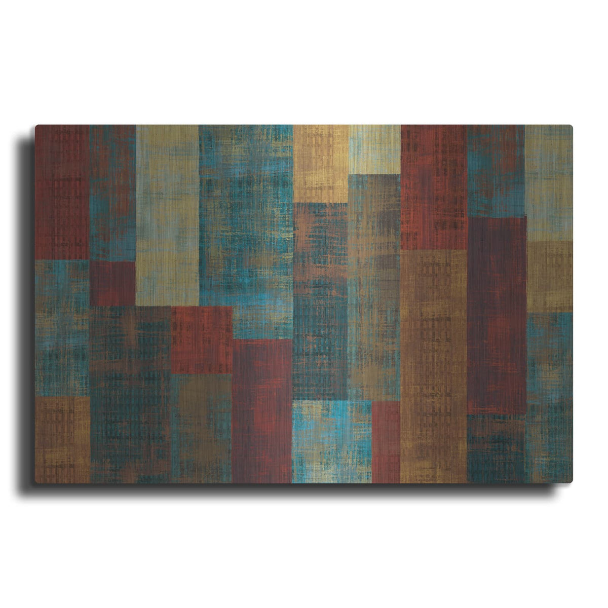 'Majestic City Abstract' by Michael Mullan – Metal Wall Art