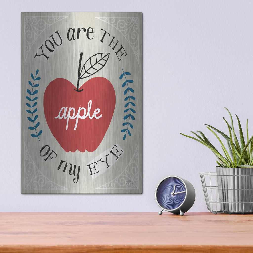 'Apple Of My Eye' by Michael Mullan – Metal Wall Art, 12x16 room view