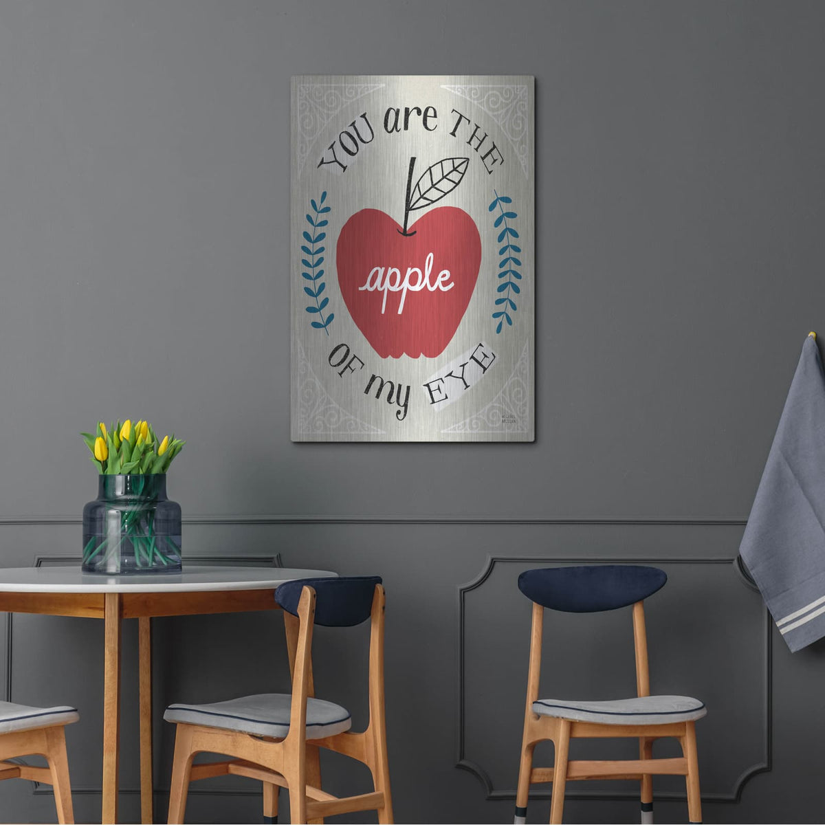 'Apple Of My Eye' by Michael Mullan – Metal Wall Art, 24x36 room view