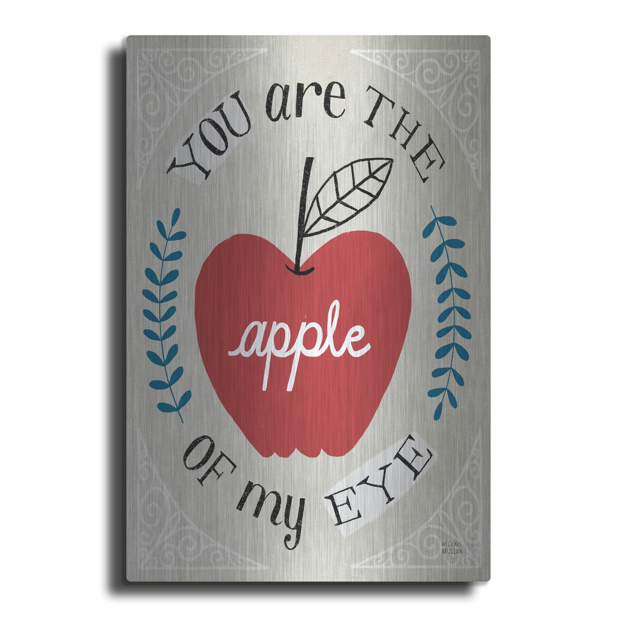 'Apple Of My Eye' by Michael Mullan – Metal Wall Art