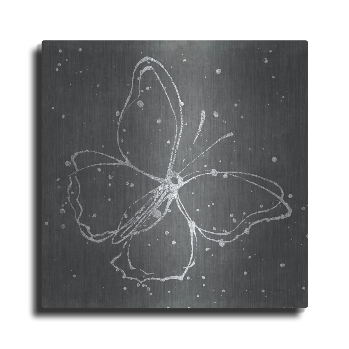 'Silver Wings 1' by Shirley Novak – Metal Wall Art