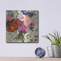 'Bouquet De Printemps' by Shirley Novak – Metal Wall Art, 12x12 room view