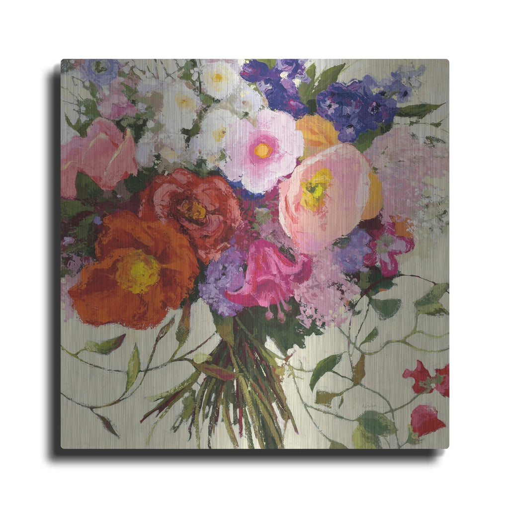 'Bouquet De Printemps' by Shirley Novak – Metal Wall Art