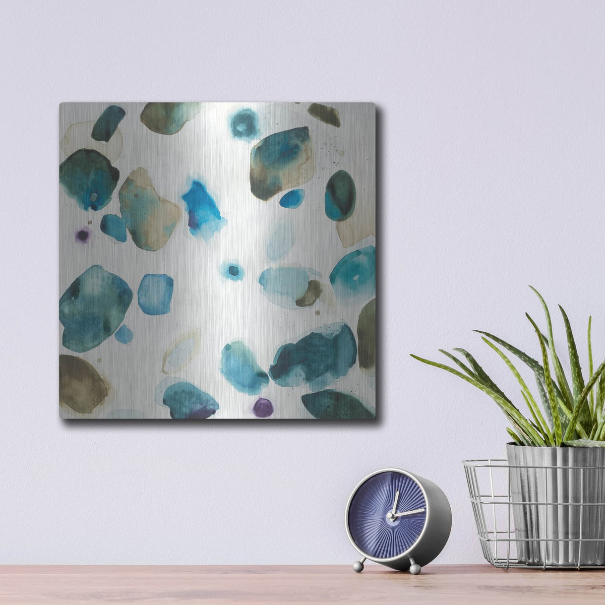 'What If 2' by Shirley Novak – Metal Wall Art, 12x12 room view