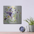 'Reve De Coquelicot' by Shirley Novak – Metal Wall Art, 12x12 room view