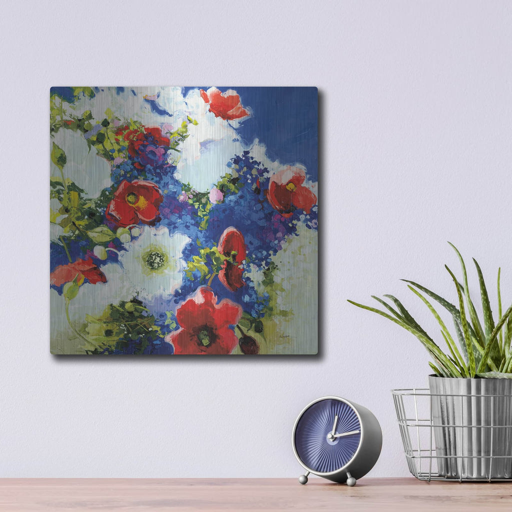 '4th Of July' by Shirley Novak – Metal Wall Art, 12x12 room view