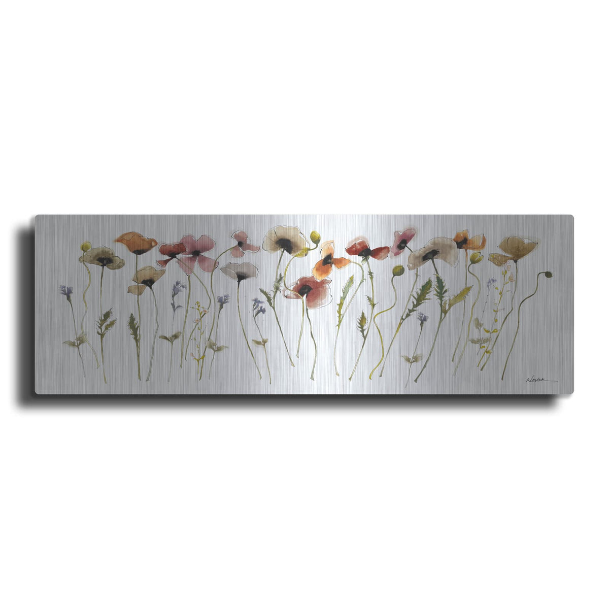 'Autumn Orientals 2' by Shirley Novak – Metal Wall Art