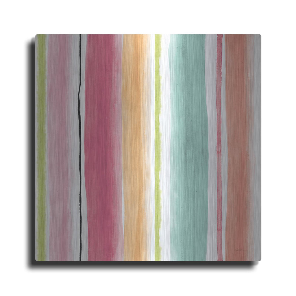 'Pink Somniferums Bright Pattern 2' by Shirley Novak – Metal Wall Art