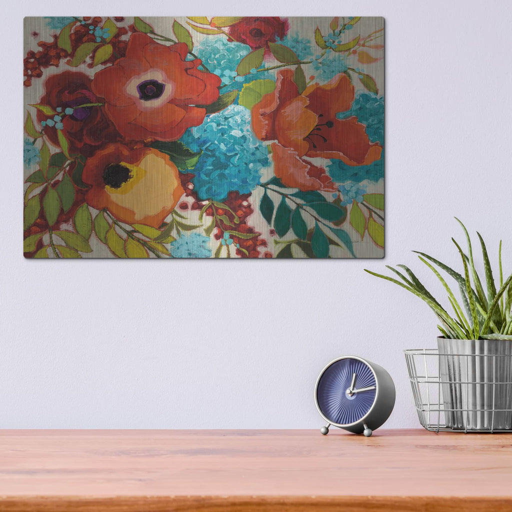 'Color Party' by Shirley Novak – Metal Wall Art, 16x12 room view