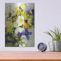 'White Anemones' by Shirley Novak – Metal Wall Art, 12x16 room view