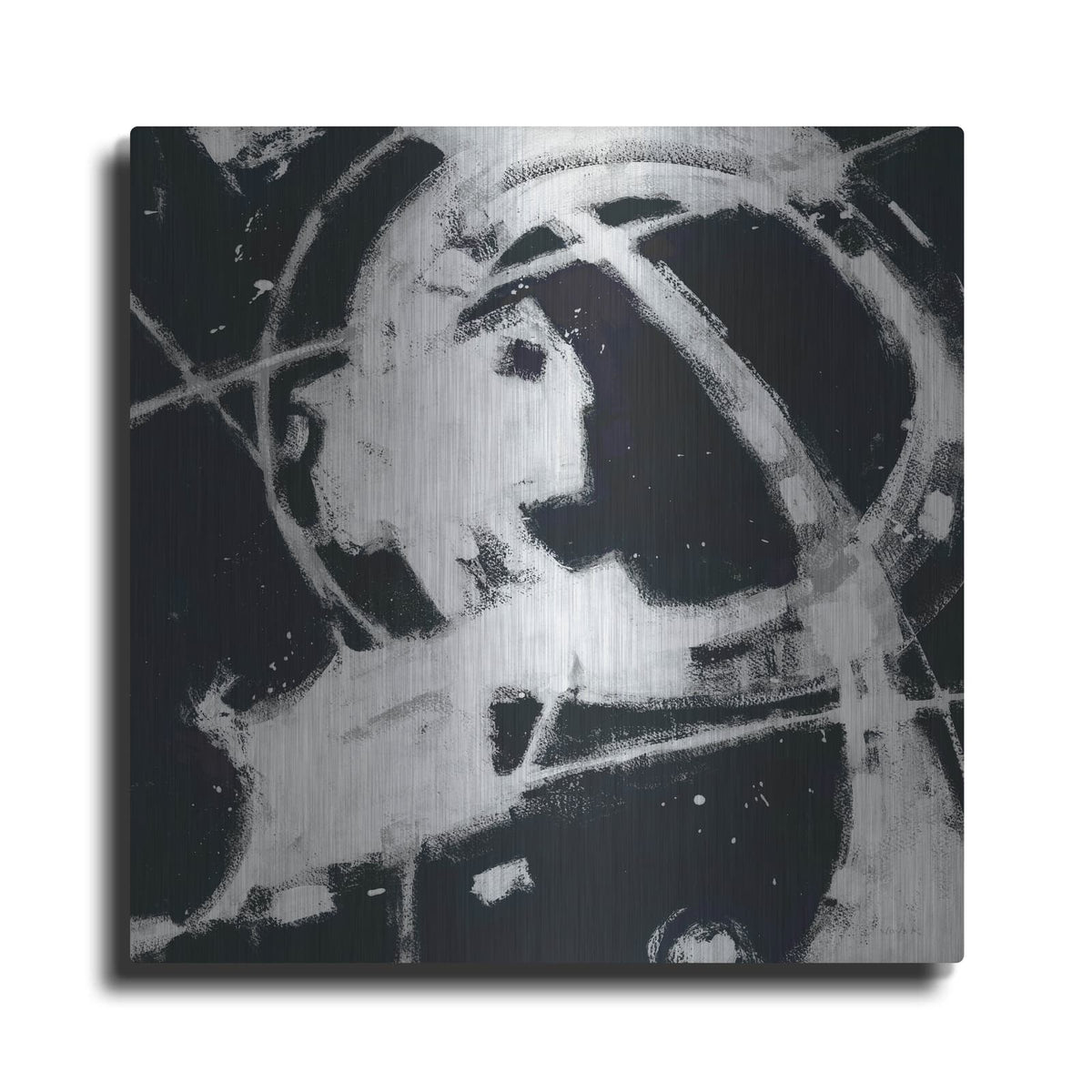 'Expression Abstract 3 Bw' by Shirley Novak – Metal Wall Art