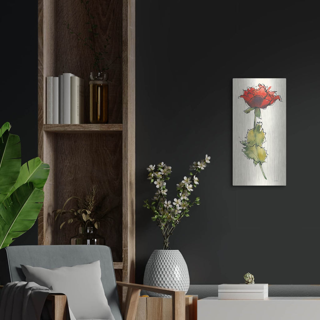 'Somn Bits 2' by Shirley Novak – Metal Wall Art, 12x24 room view