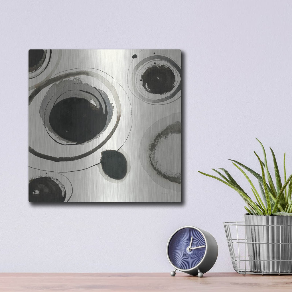 'Planetary 1' by Shirley Novak – Metal Wall Art, 12x12 room view