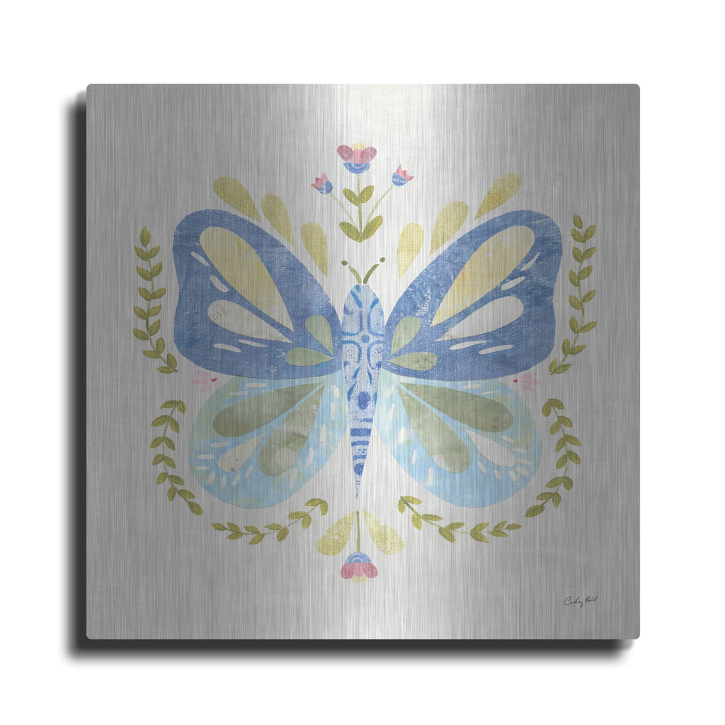 'Folk Cottage 1' by Courtney Prahl – Metal Wall Art
