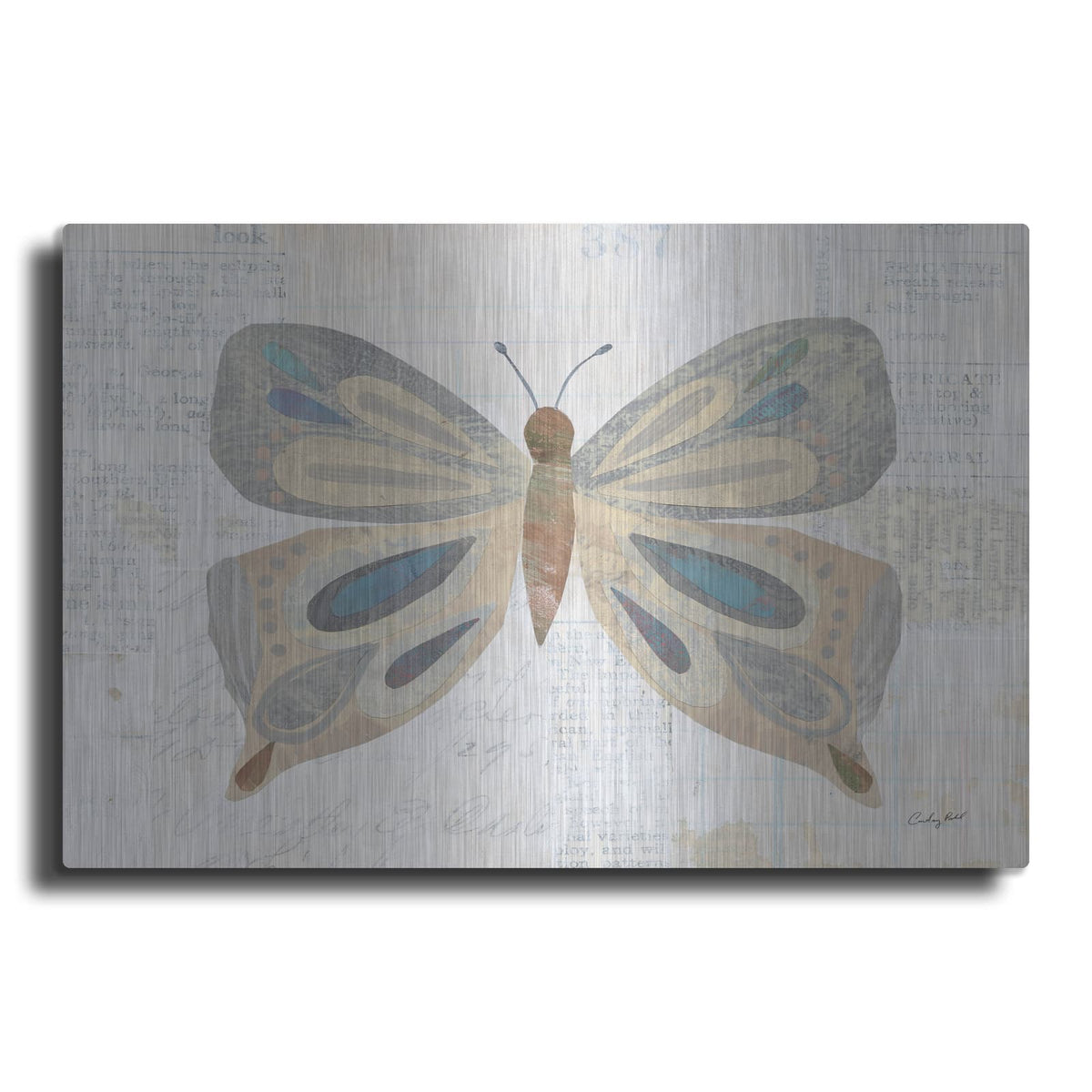 'Gentle Butterfly 2' by Courtney Prahl – Metal Wall Art