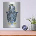 'Hamsa 1 Collage' by Courtney Prahl – Metal Wall Art, 12x16 room view