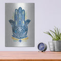 'Hamsa 2 Collage' by Courtney Prahl – Metal Wall Art, 12x16 room view