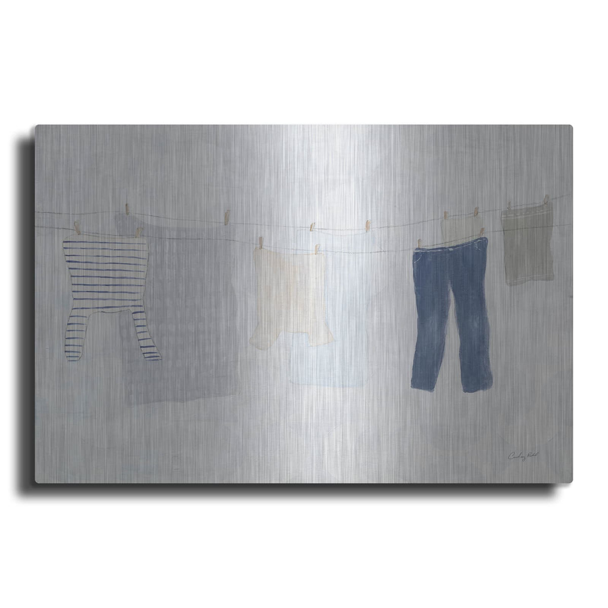 'Laundry Day' by Courtney Prahl – Metal Wall Art