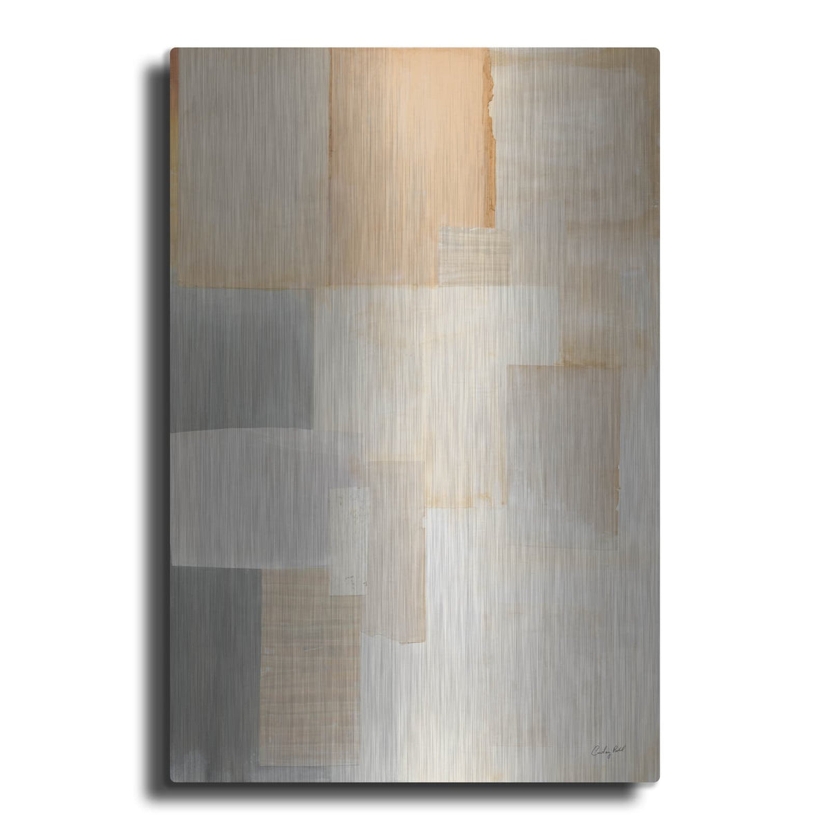 'Layered' by Courtney Prahl – Metal Wall Art