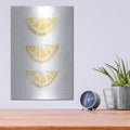 'Lemon Slices 1' by Courtney Prahl – Metal Wall Art, 12x16 room view