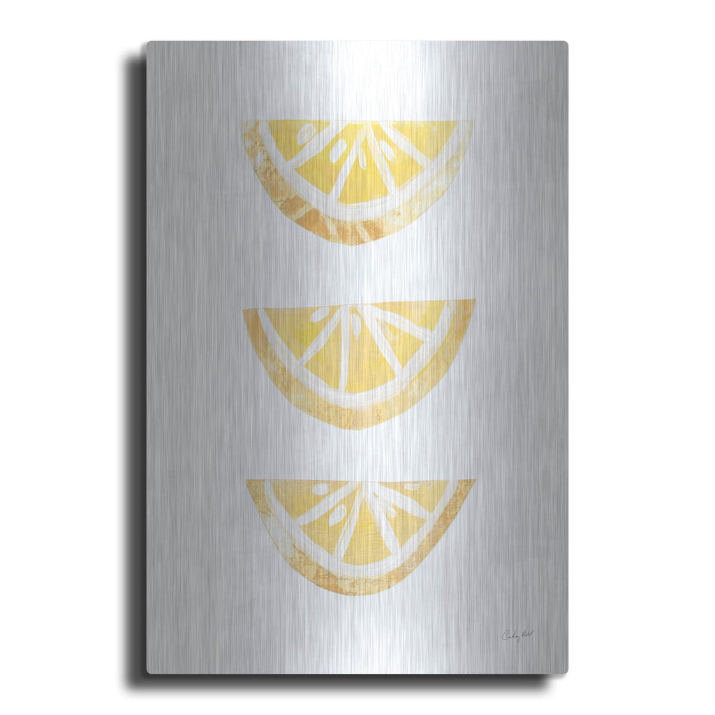 'Lemon Slices 1' by Courtney Prahl – Metal Wall Art