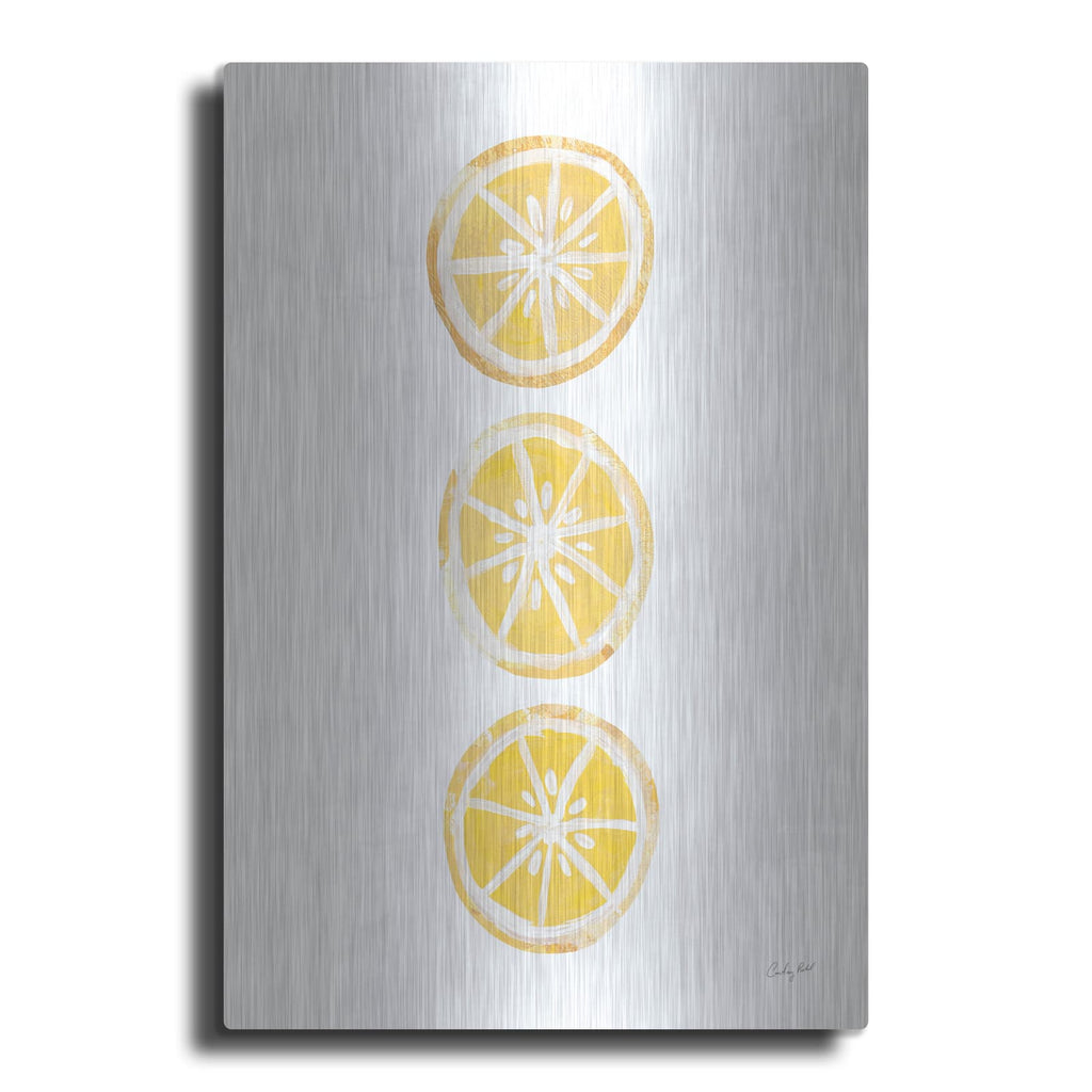 'Lemon Slices 2' by Courtney Prahl – Metal Wall Art